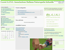 Tablet Screenshot of corsi.bimbonaturale.org